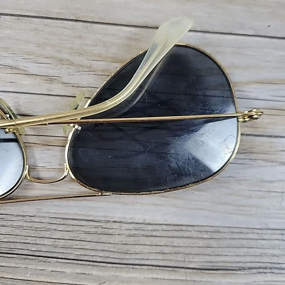 Ray-Ban Sunglasses RB3025 L0205 Aviator Gold Metal  58-14 Italy FRAMES‎ ONLY